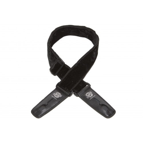 Lock-It 2 Inch Crushed Velvet Strap - Black