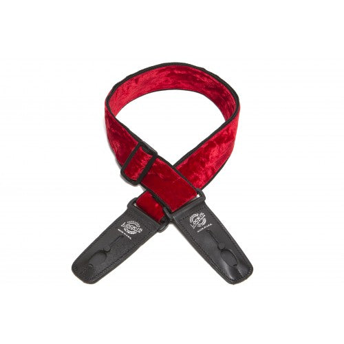 Lock-It 2 Inch Crushed Velvet Strap - Red