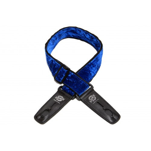 Lock-It 2 Inch Crushed Velvet Strap - Blue