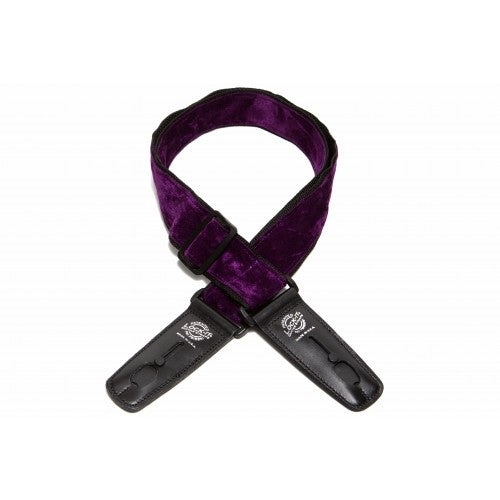 Lock-It 2 Inch Crushed Velvet Strap - Purple