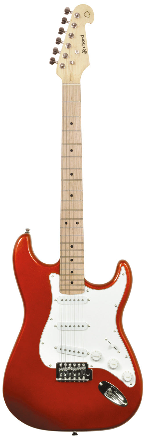 Chord CAL63M Guitar Metallic Red