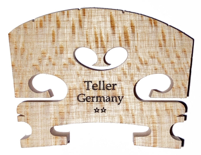 Violin Bridge - Aubert Model. Shaped And Fitted. 3/4
