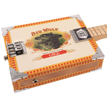 Load image into Gallery viewer, Lace Cigar Box Electric Guitar ~ 3 String ~ Big Wolf
