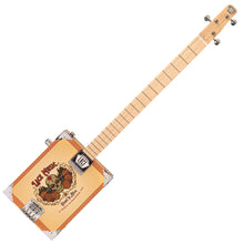 Load image into Gallery viewer, Lace Cigar Box Electric Guitar ~ 3 String ~ Dead Is Alive
