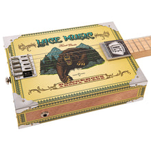 Load image into Gallery viewer, Lace Cigar Box Electric Guitar ~ 4 String ~ Grizzly Bear
