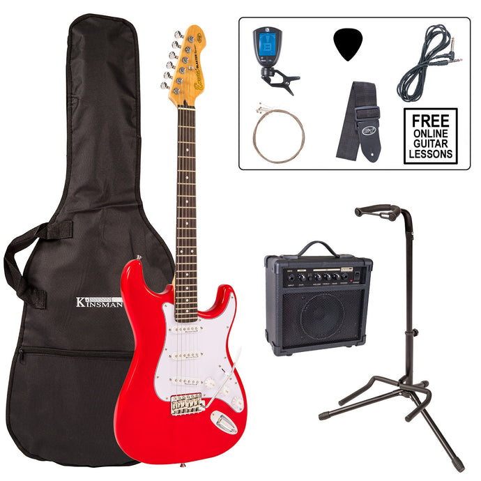 Encore E6 Electric Guitar Pack ~ Red