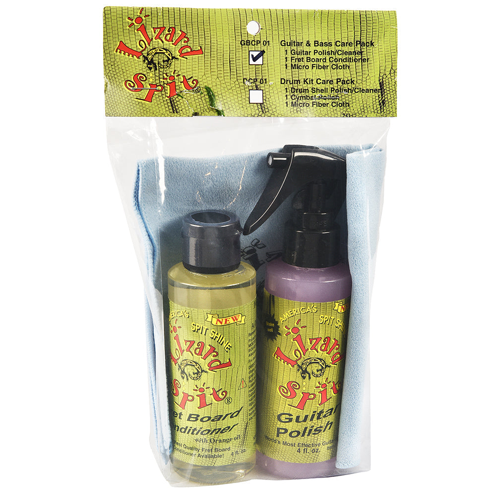 Lizard Spit Guitar & Bass Care Pack with Cloth