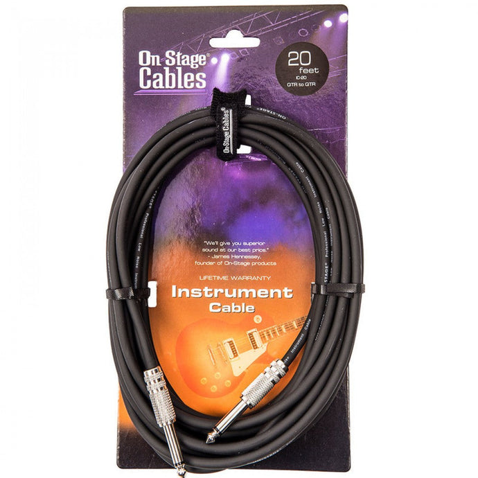 On-Stage Instrument Cable ~ 20ft/6m