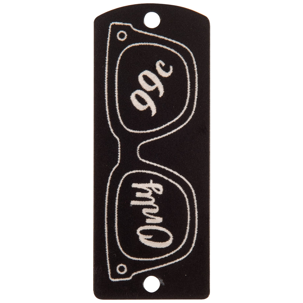 Joe Doe Tribute Truss Rod Cover ~ Aged Black ~ Only 99c