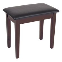 Load image into Gallery viewer, Kinsman Piano Bench with Storage ~ Satin Rosewood
