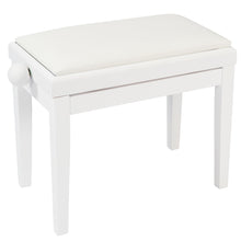Load image into Gallery viewer, Kinsman Adjustable Piano Bench ~ White
