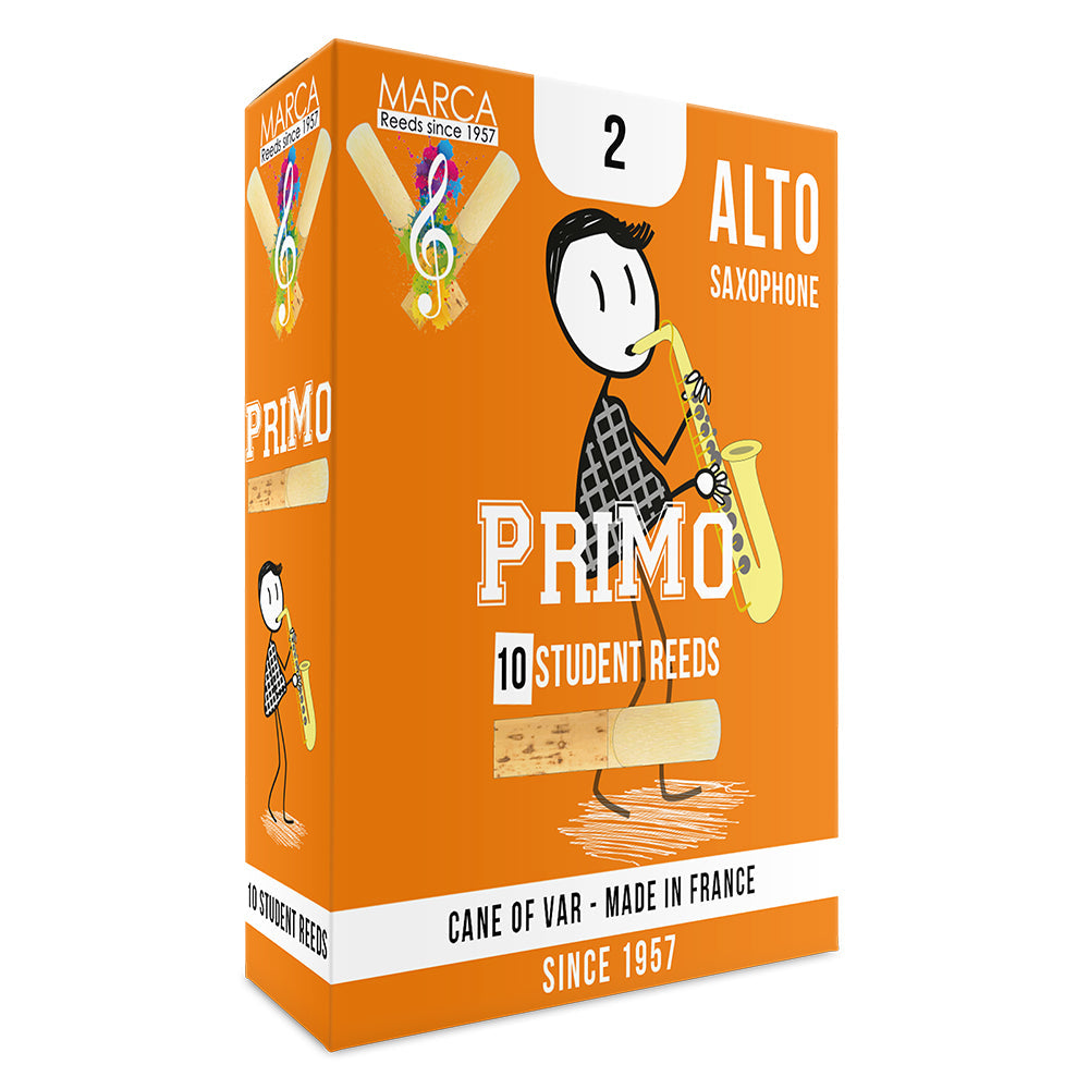 Marca PriMo Reeds ~ 10 Pack ~ Alto Sax ~ 2