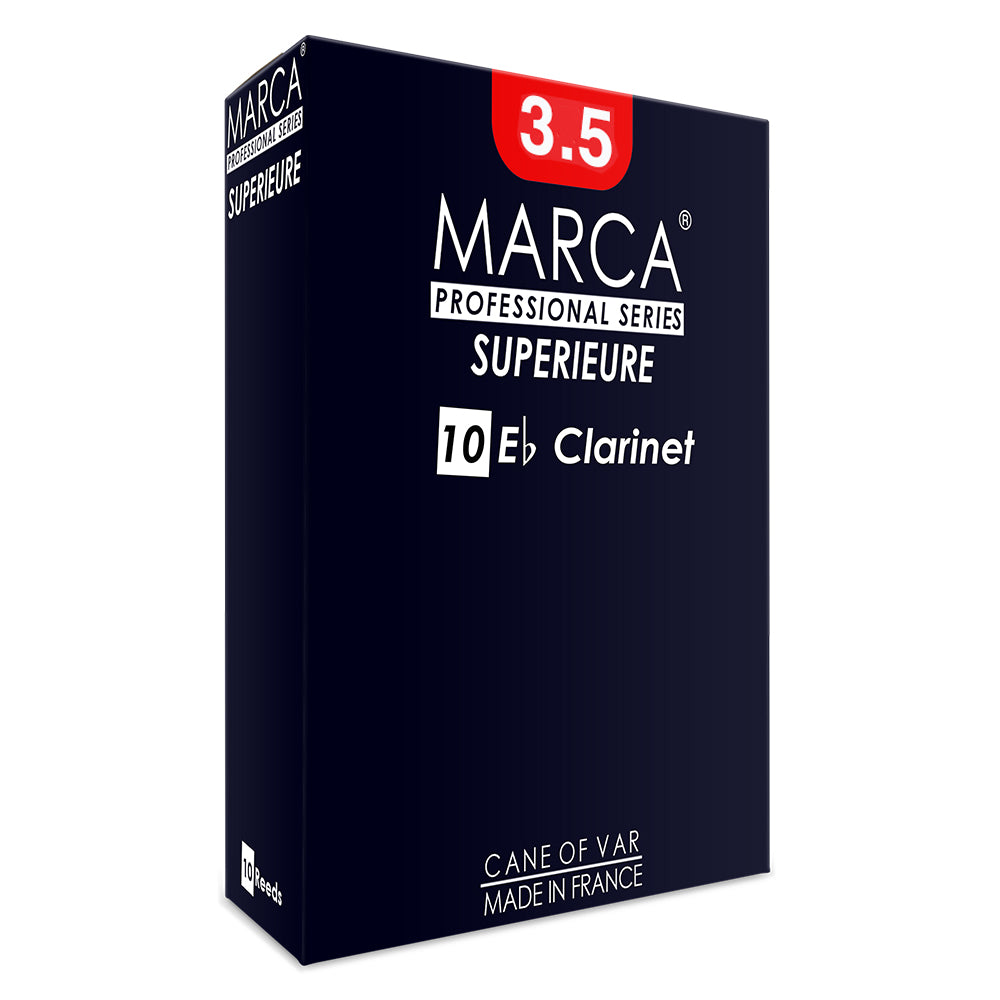 Marca Superieure Reeds ~ 10 Pack ~ Eb Clarinet ~ 3.5