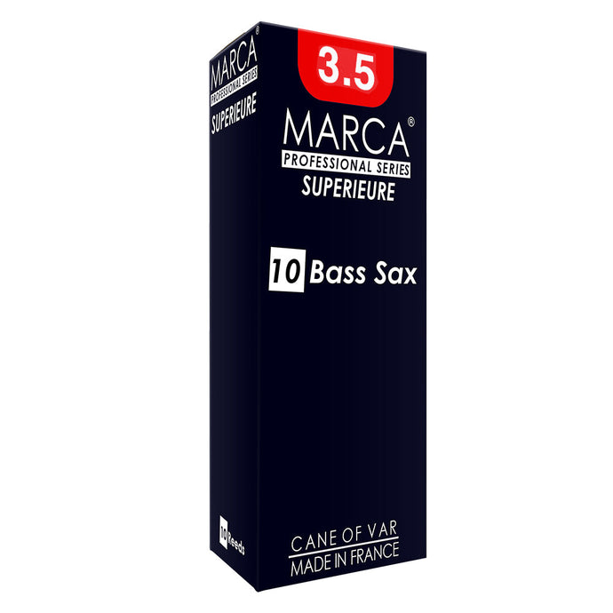 Marca Superieure Reeds ~ 5 Pack ~ Bass Sax ~ 3.5