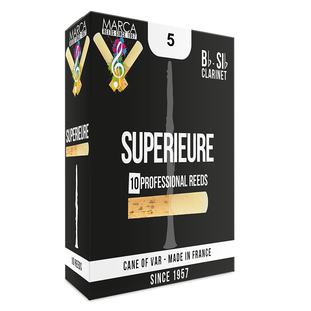 Marca Superieure Reeds ~ 10 Pack ~ German Clarinet ~ 5