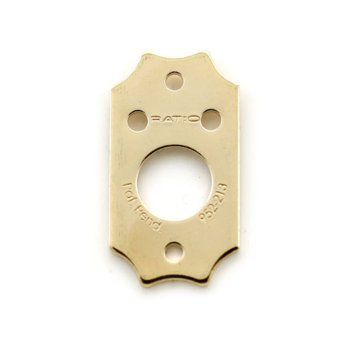 GraphTech Ratio Plate For Gibson Style Screw Hole ~ Gold (1pc)