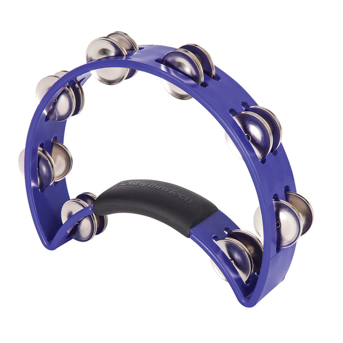 Rhythm Tech Original Tambourine ~ Nickel Steel Jingles ~ Purple