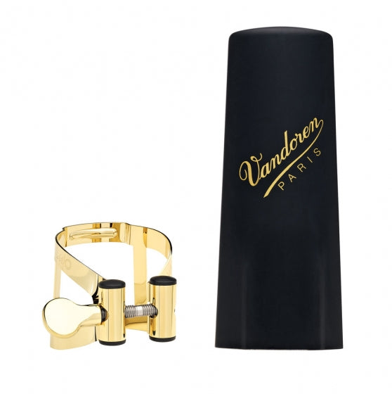 Vandoren Ligature & Cap Alto Sax Gold M/O+Plastic