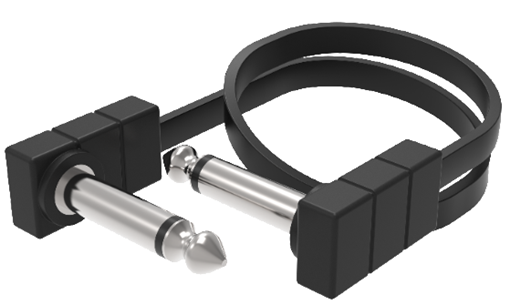 Tgi Flat Patch Cable - 0.15M 0.5Ft - Audio Essentials
