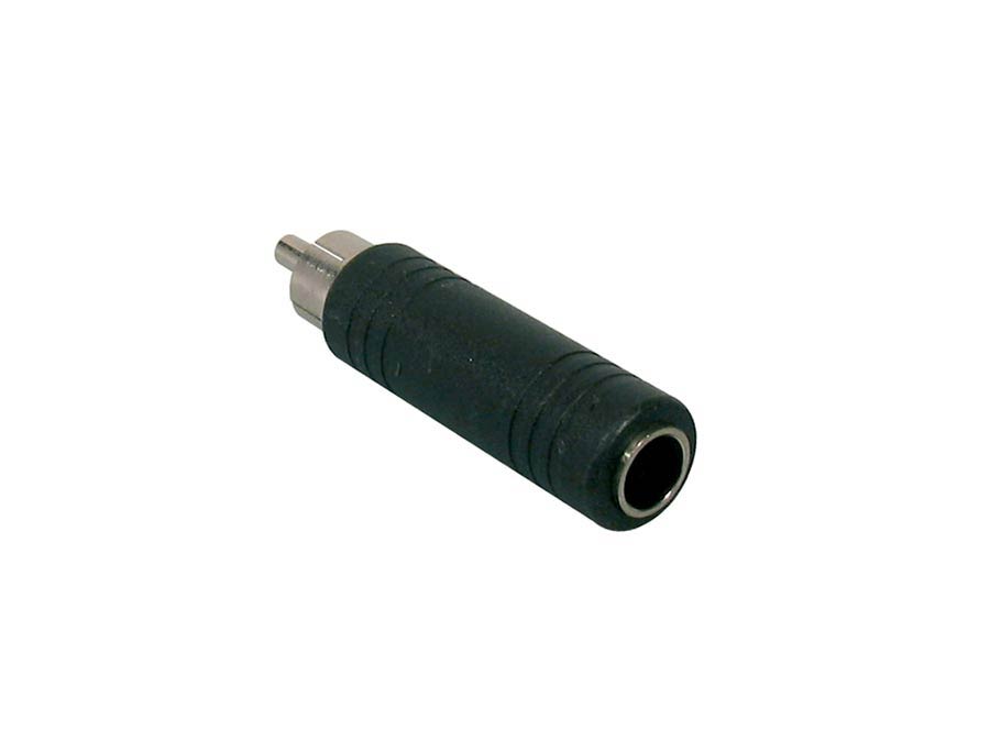 Adaptor, 6,3mm jack female mono, RCA male