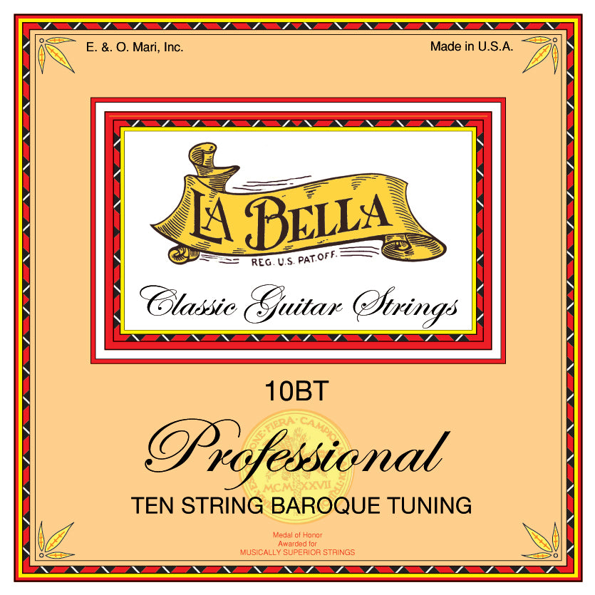 LA BELLA 10 STRING BAROQUE/ROMANTIC TNG