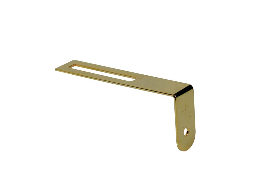 Pickguard bracket, with mounting material, for LP-model, gold