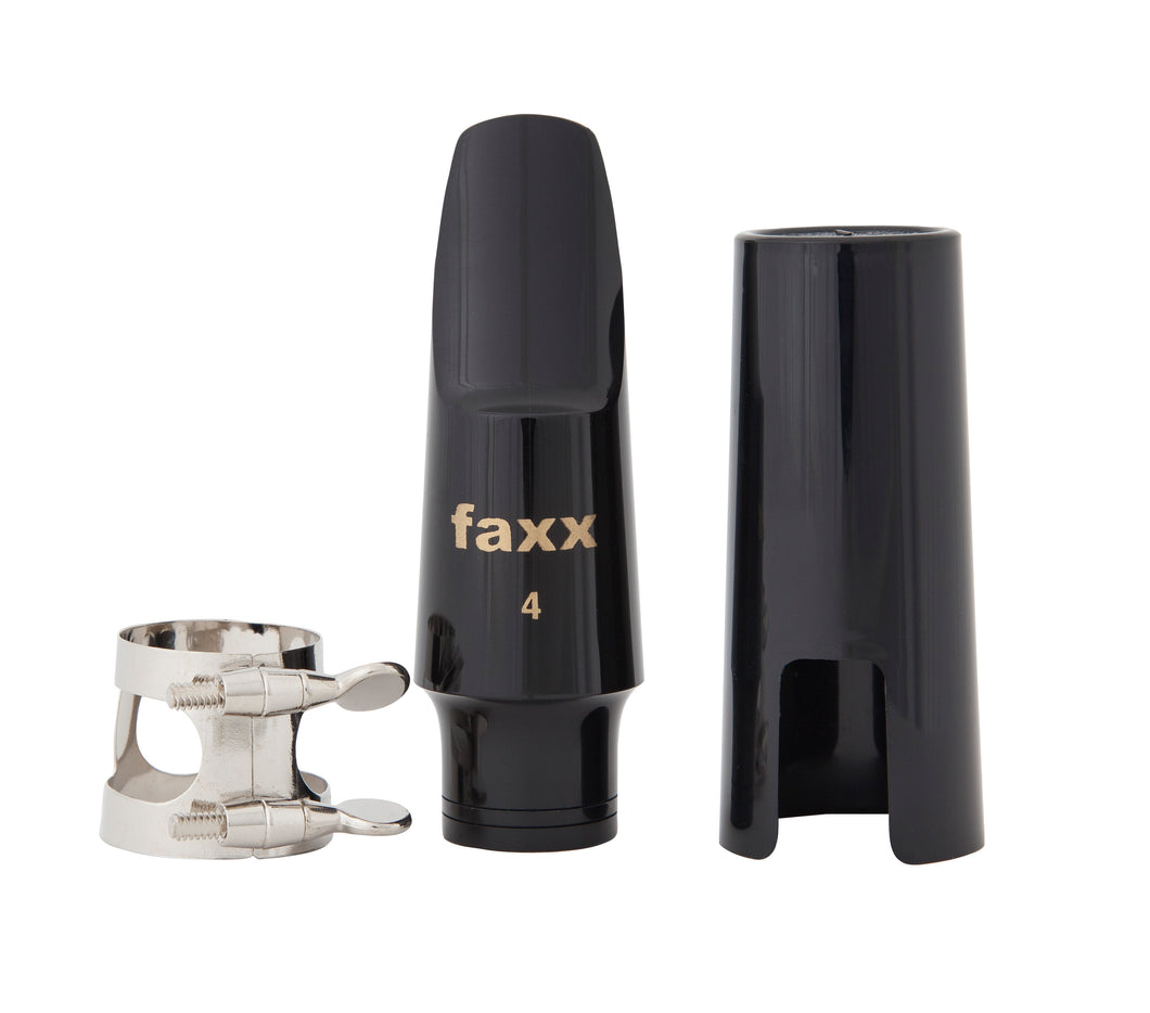 Faxx Alto Saxophone Hard Rubber Mouthpiece Kit