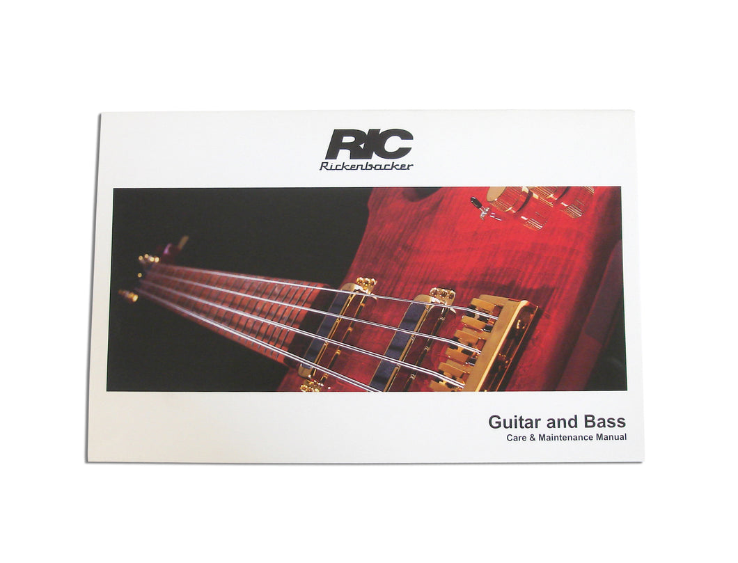 Rickenbacker Part 19001 - Owners Manual