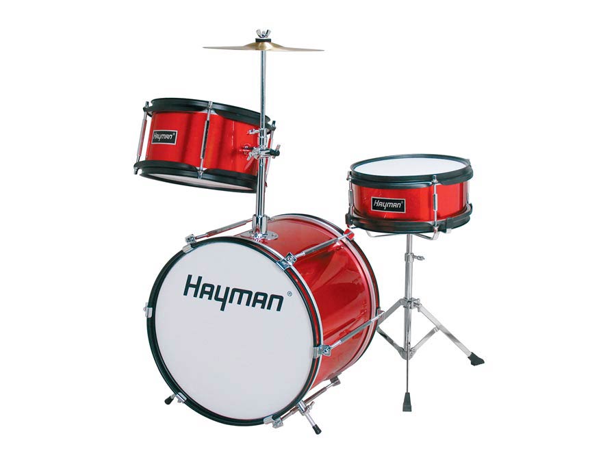 Junior Series 3-piece drum kit, small, metallic red