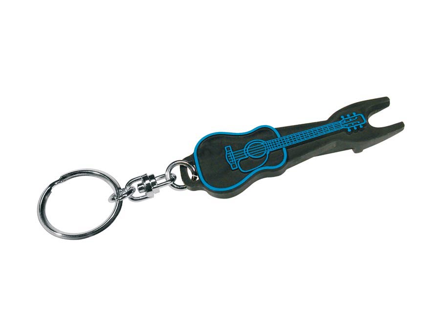 Key ring with bridge pin extractor