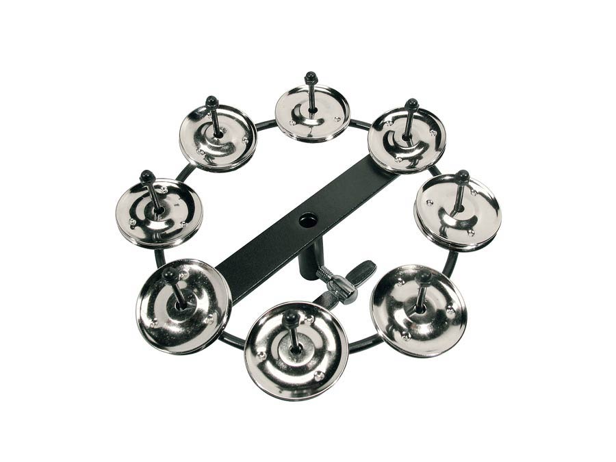 Hi-hat tambourine, 8 zils, metal