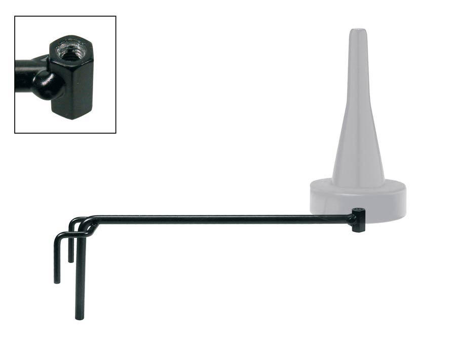 Hook for display rack for 90 series windinstrument stands