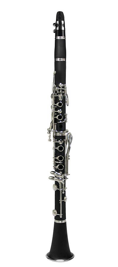 Bb clarinet, boehm system, ABS, 440 Hz, with case