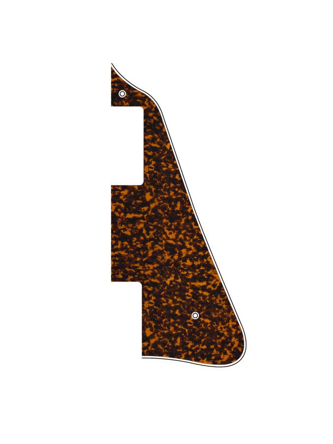 Pickguard, LP-model, standard, 3 ply, tiger yellow