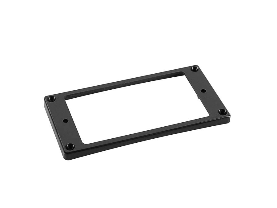 Humbucker frame, curved bottom slanted top, 5x7mm, black