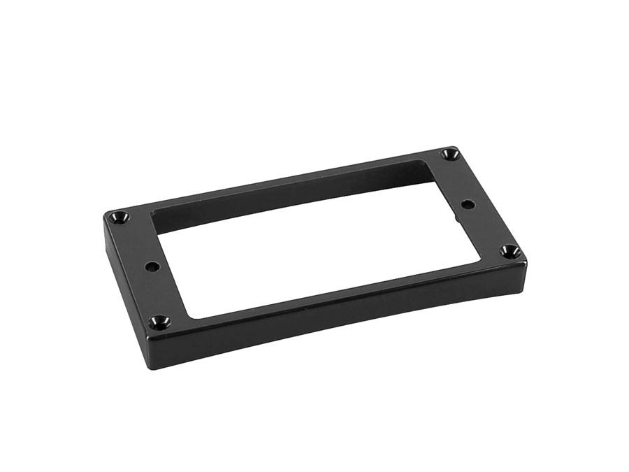 Humbucker frame, curved bottom slanted top, 10x11mm, black