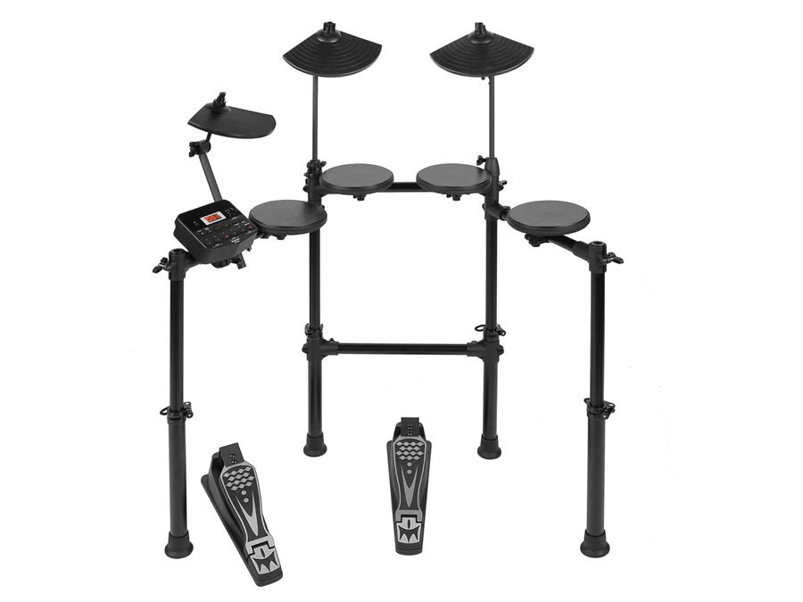 Basic Series Digital drum kit, foldable stand, 10 drum kits, LED display, USB