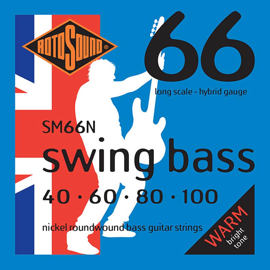 SM66N Rotosound Swing Bass 66 string set electric bass nickel