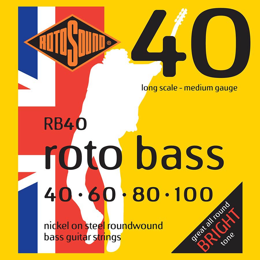 RB40 Rotosound Roto Bass string set electric bass nickel wound 40