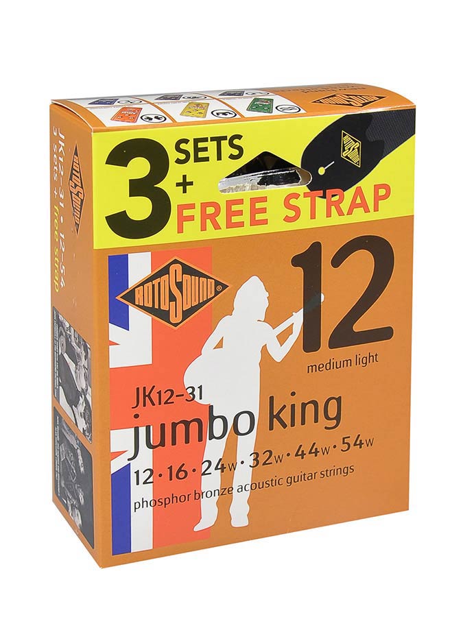 JK12-31 phosphor bronze x 3 sets plus 1 strap