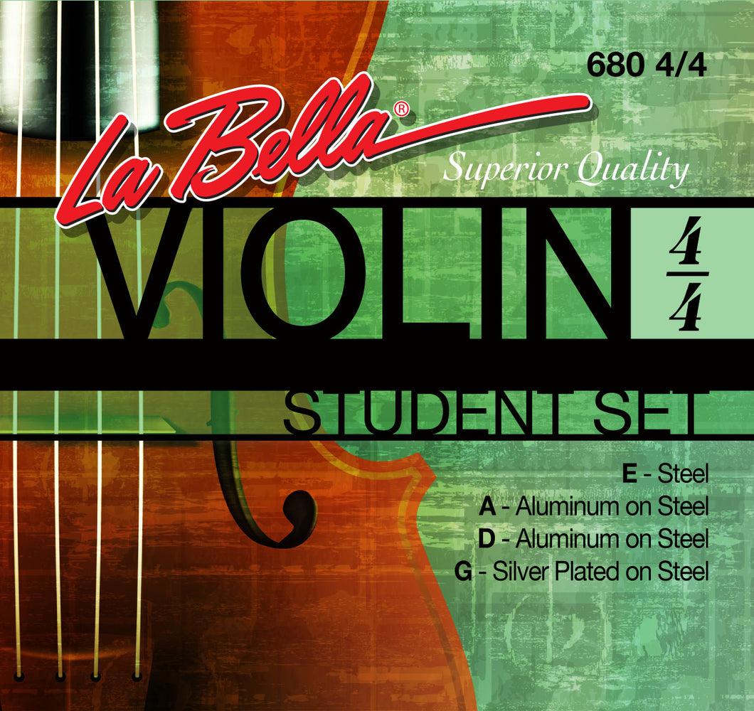 LA BELLA 680 STUDENT VIOLIN STRING SET