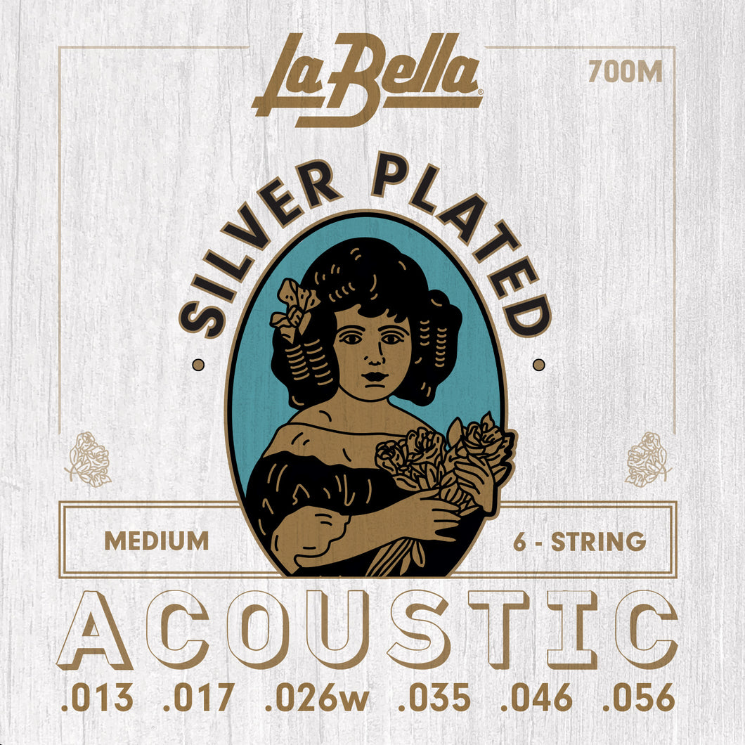 LA BELLA ACOUSTIC 700M SILVER PLATED M