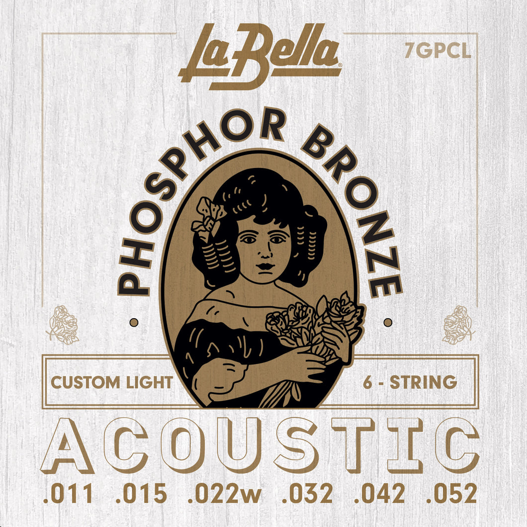 LA BELLA 7GPCL PHOSPHOR BRONZE 11/52