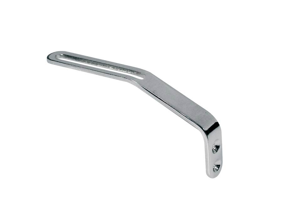 Pickguard bracket, with mounting material, for jazz model, chrome