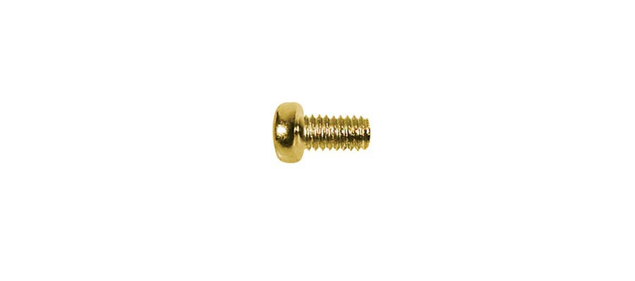 Switch bolt, 3,0x 5mm, 12pcs, dome head, metric M3, gold