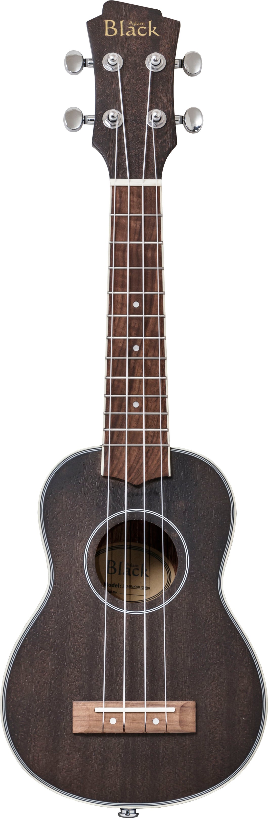 Adam Black Soprano Ukulele Black