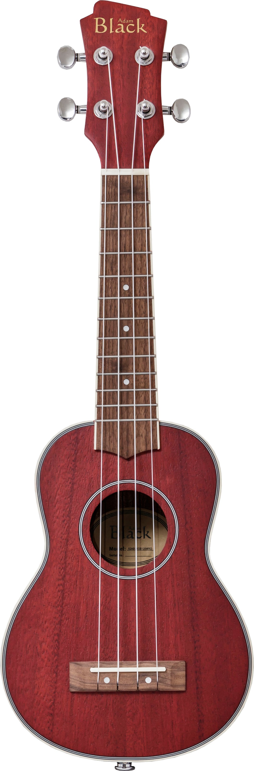 Adam Black Soprano Ukulele Wine Red