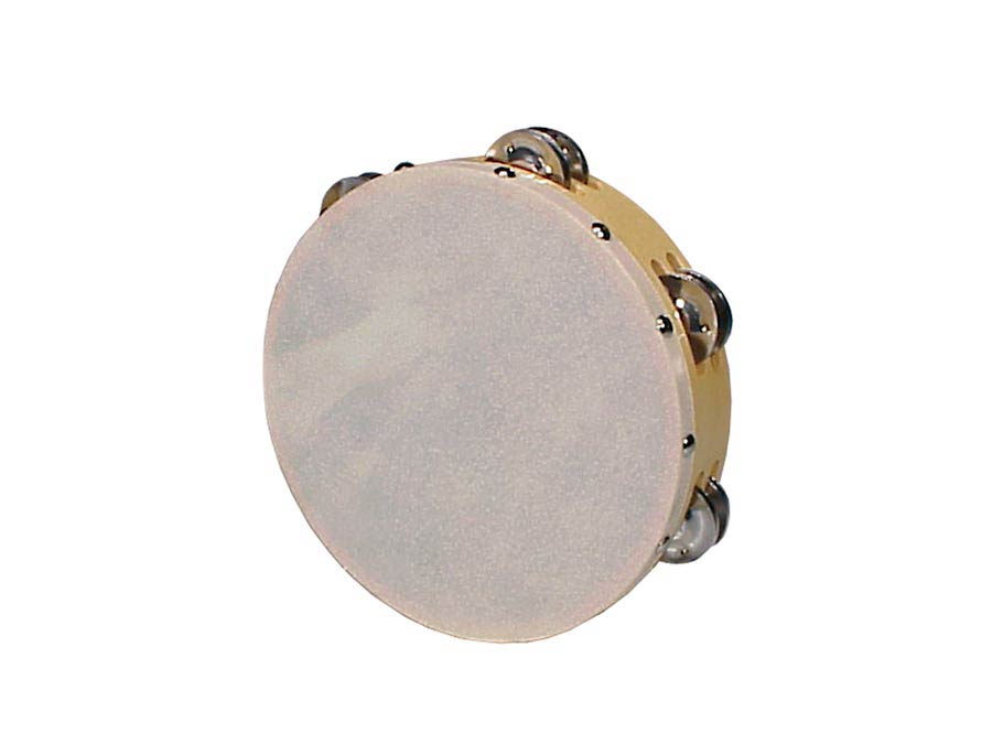 Tambourine, rawhide skin, wood, 8