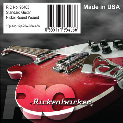 Rickenbacker String Set - Nickel Round Wound for Guitar 10/46