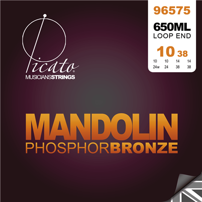 Picato Phosphor Bronze Mandolin Loop End 10-38